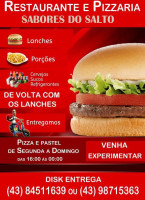 Sabores Do Salto menu