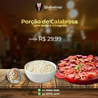 Uiskritorio Petiscaria menu