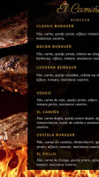 El Camino Hamburgueria menu