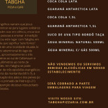 Tabgha Pizzaria Carte