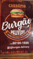 Burgao Delivery menu