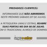 Umas E Ostras Carte