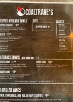 Cabana Burger menu