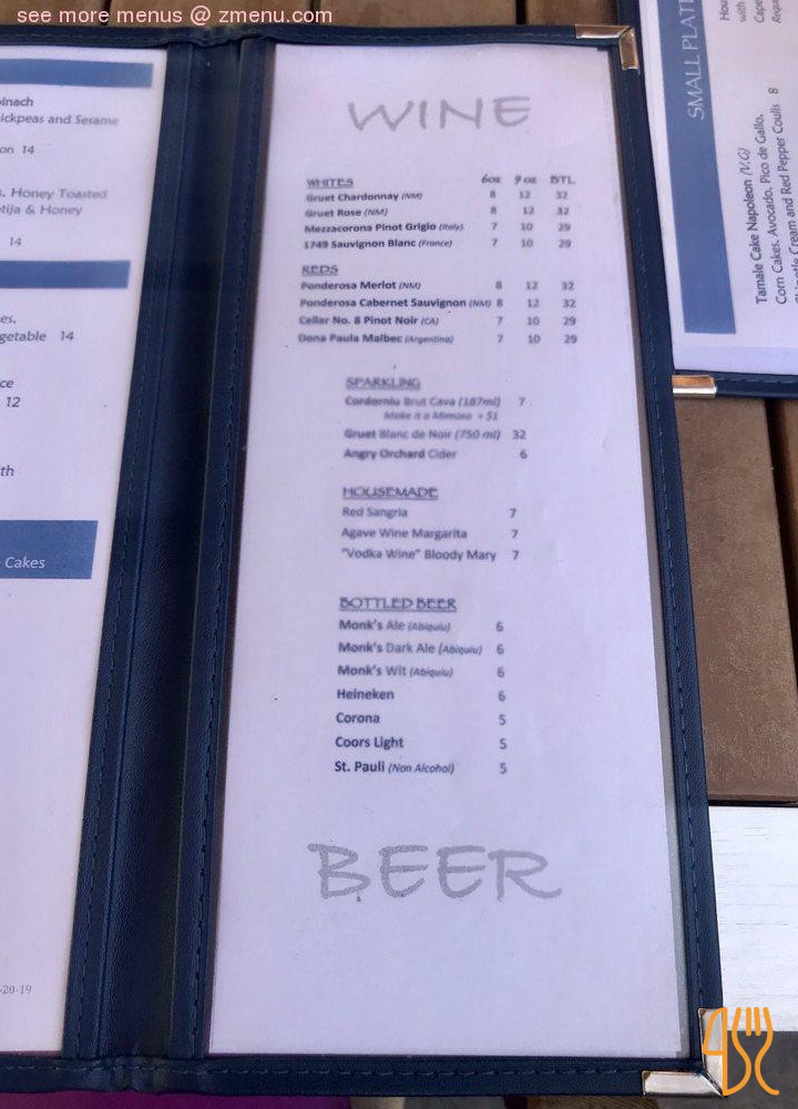 Primeli Bistro Carte
