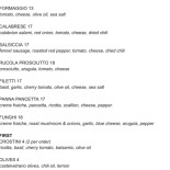 Pratos E Pizzaria Cardápio
