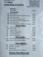 Rød Grainne's menu