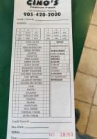 Ofner menu