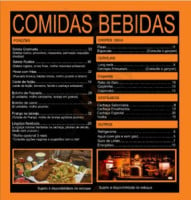 Canto Do Noel menu