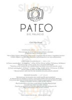 Pateo Do Palácio menu
