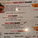 Mummy's Fast Food Carte