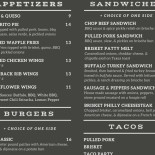 Biroska Carioca Menu