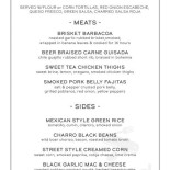 SimÕes menu