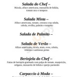 Recanto Do Peixe Carte
