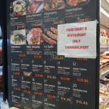 Villa Roxa Menu