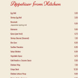 Krdapio Menu