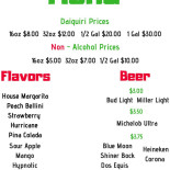 Pop Drink Carte