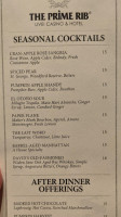 Enseada Manguinhos menu