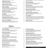 Metru's Pizzaria Carte