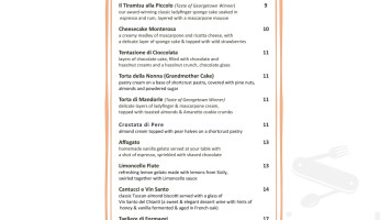 Auguri menu
