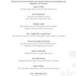 Engenho's Steakbar Carte