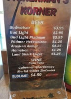 Calabreza menu