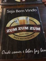 Zum Zum Zum menu