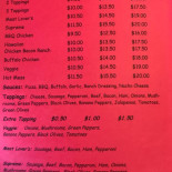 Pizzaria Do Rubinho Carte