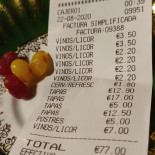 Irma Regina menu