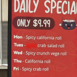 Cezu Sushi Carte