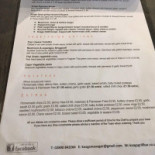 Four Bistrot Menu