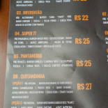 77 Burgers menu