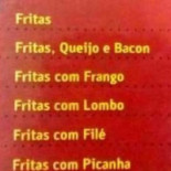 Baiano Lanches Carta