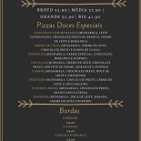 Lucia Pizzas Carte