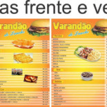 Varandao Lanches Carte