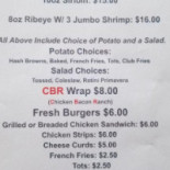 Infinity Show Menu