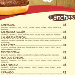 Sena's Lanches Carta