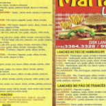 Marião Lanches Carte