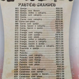 Pastelaria Shirakura Cosmópolis Carte