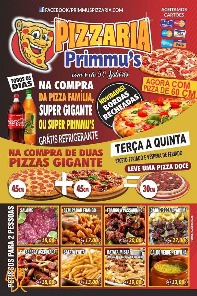 Pizzaria Primmus Carte