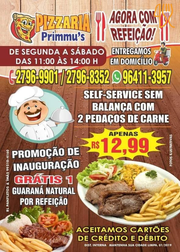 Pizzaria Primmus Carte