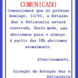 Estação E Petiscaria Carta