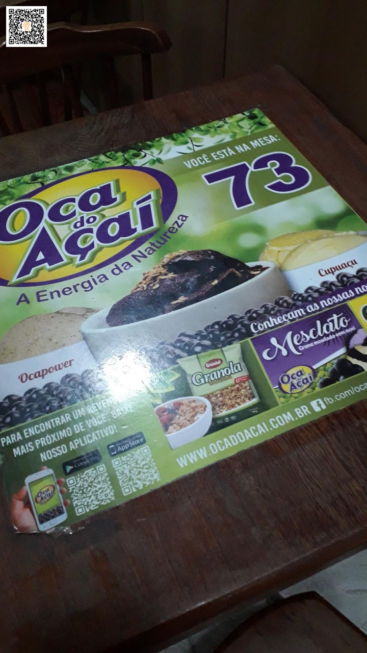 Oca Do Açaí Speisekarte