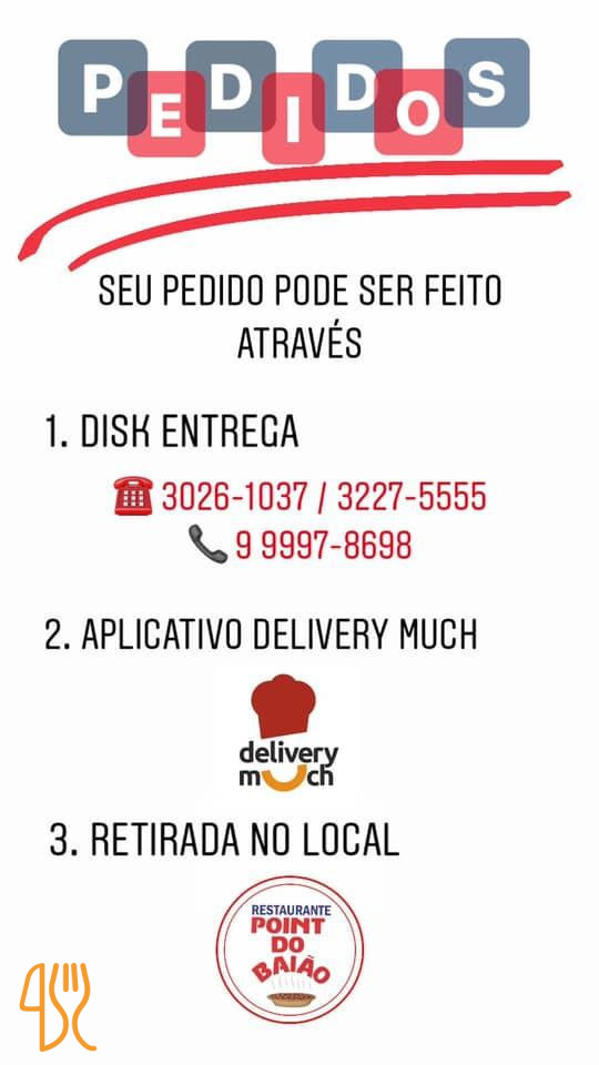 Point Do Baião Speisekarte