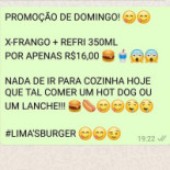 Lima's Burger Carte