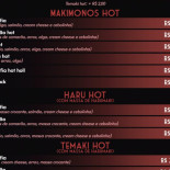 Tokio Sushibar E Grill Carte
