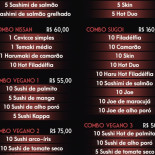 Tokio Sushibar E Grill Carte