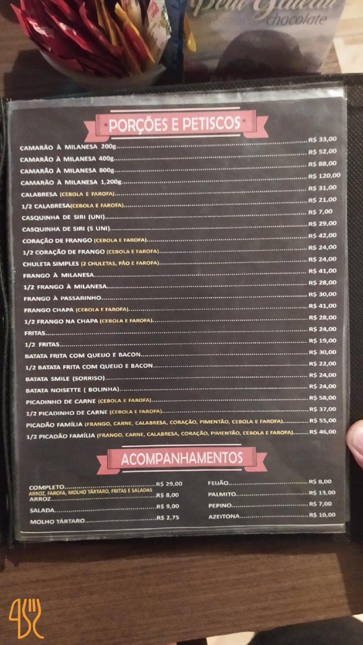 Vida Lanches Carta