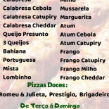 Marguerita Pizzaria Carte