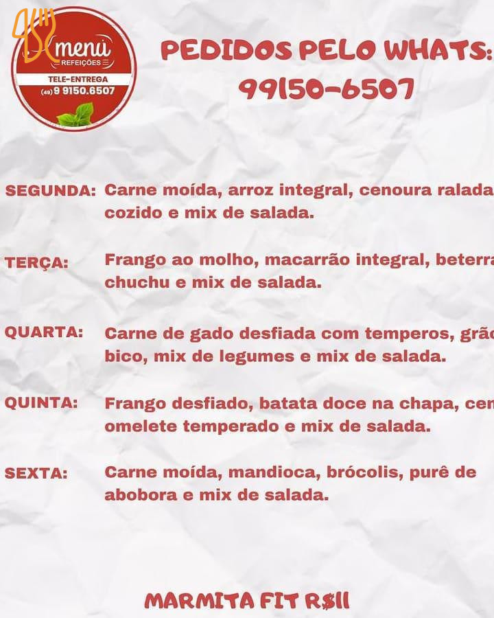 RefeiÇÕes Carte