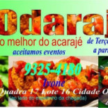 Odarajé Menu